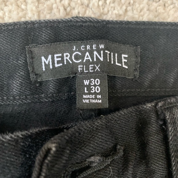 J Crew Flex Black Slim Women’s Jeans 30 Straight Leg - Picture 2 of 4